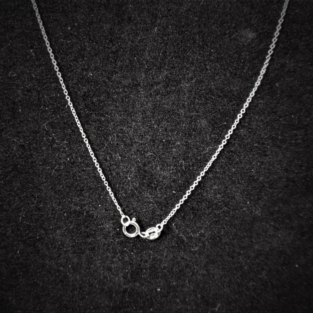 Sterling Silver CZ Heart Necklace - Picture 5 of 5